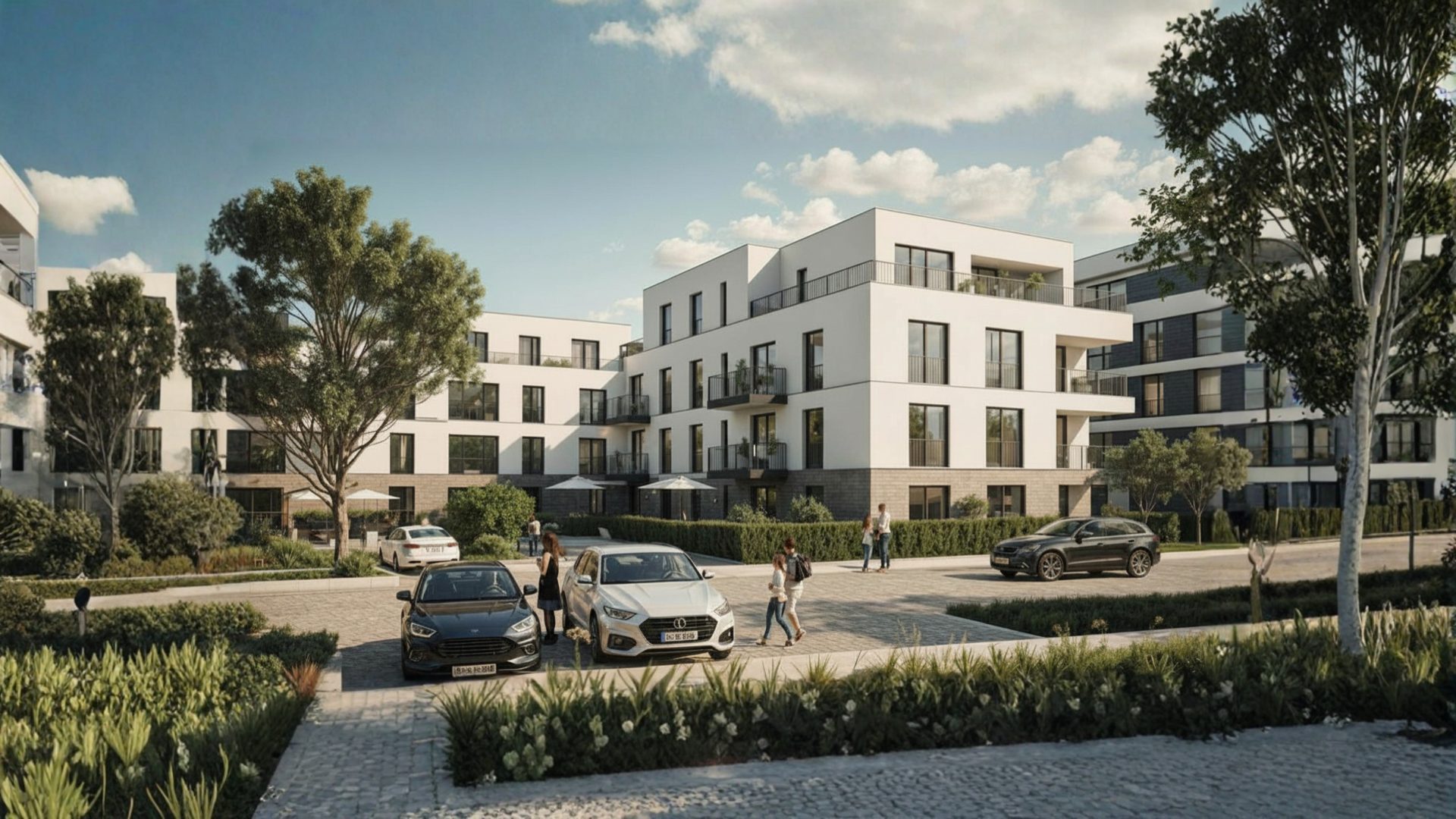 City Quartier Hofheim — Visualisierung Außenansicht